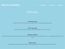 Tablet Screenshot of claremontcleaners.com